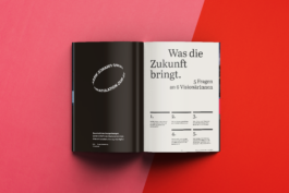 Konzeption und Design einer Interviestrecke für ein Magazin. blila.