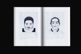 Buchgestaltung einer Innenseite aus der Kรผnsterpublikation