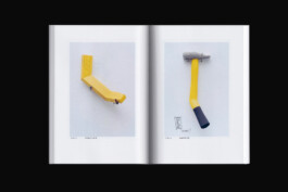 Buchgestaltung einer Innenseite aus der Kรผnsterpublikation