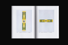 Buchgestaltung einer Innenseite aus der Kรผnsterpublikation